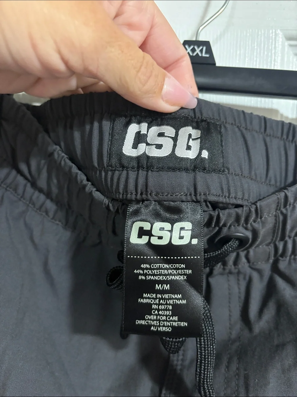Champs Men's Dark Gray Cargo Shorts with Drawstring